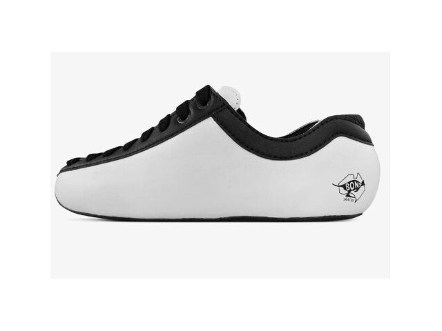 Bont Racer U Roller Speed Skate Boots, White/Black click to zoom image