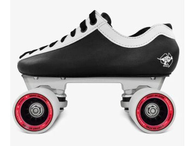 Bont Racer U Speed Roller Skate Package, Black/White 