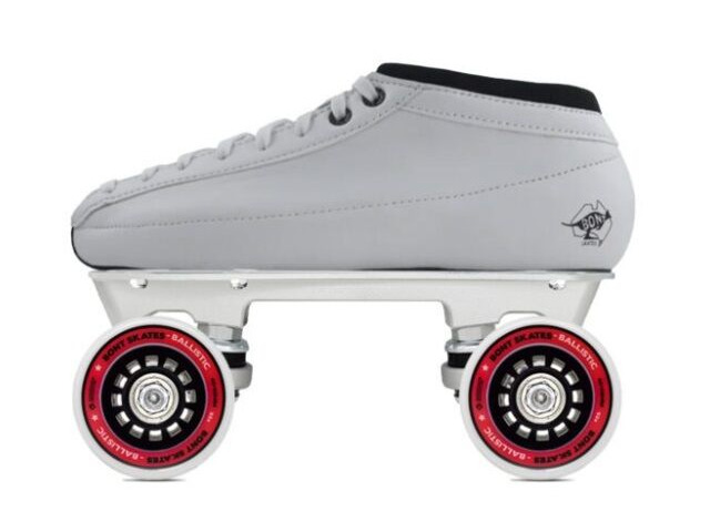 Bont Racer Speed Roller Skate Package, White click to zoom image