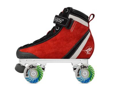Bont ParkStar Park Tracer Plates Street OR Park Wheels, Red 