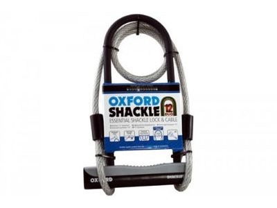 Oxford Essential Shackle Lock and Cable