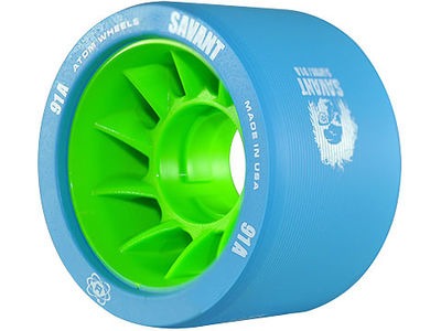 Atom Savant Wheels 91a Blue/Green  click to zoom image