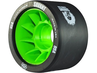 Atom Savant Wheels 95a Black/Green  click to zoom image