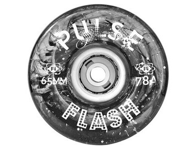 Atom Pulse Flash (LED) Wheels Black Glitter  click to zoom image