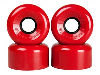 Sims Street Snakes Quads Wheels 62mm Red  click to zoom image