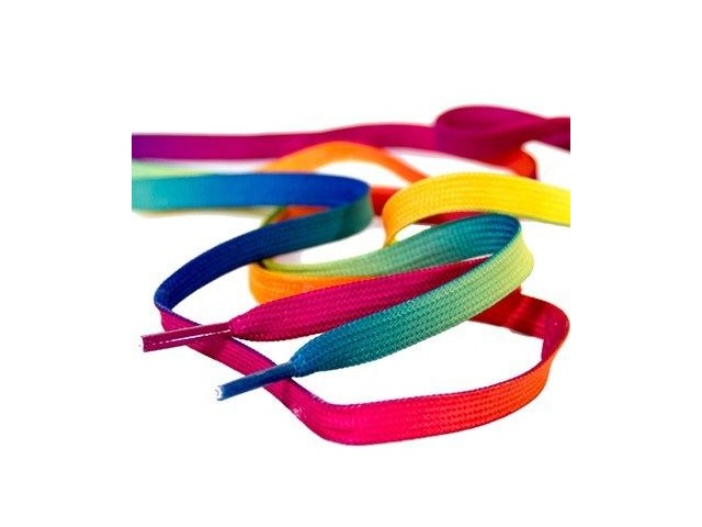 Rio Roller Rainbow Laces click to zoom image