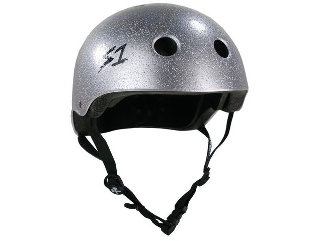 S1 Lifer Helmet Silver Gloss Glitter click to zoom image