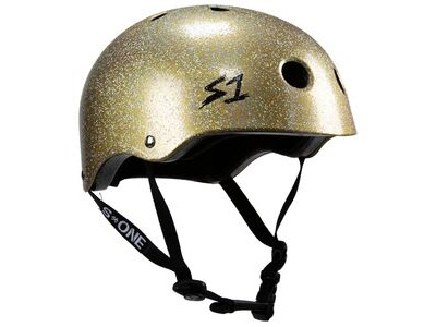 S1 Lifer Helmet Double Gold Glitter