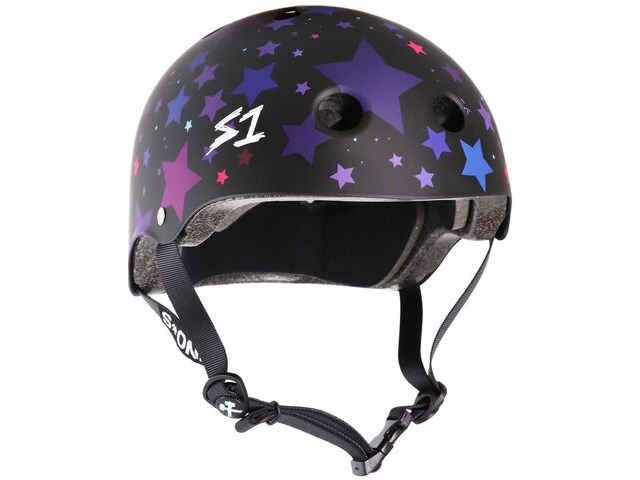 S1 Lifer Helmet Matt Black Stars click to zoom image