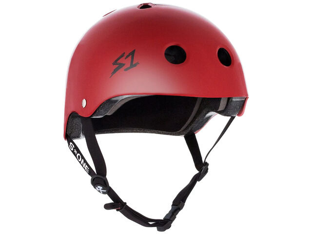 S1 Lifer Helmet Blood Red Matt click to zoom image