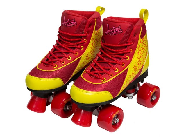 Luscious Skates Ruby Reds UK3 Only click to zoom image