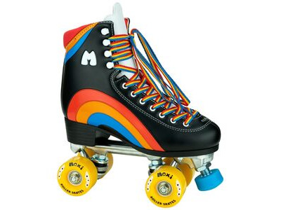Moxi Rainbow Rider Skates Black 