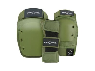 Pro-Tec Street 3 Pack Pads Set Army Green 