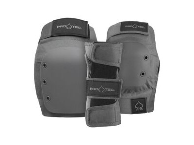 Pro-Tec Street 3 Pack Pads Set Grey Youth 