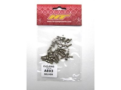 HT Components Replacement Pin Kits AE03 1/8"x8mm Silver  click to zoom image