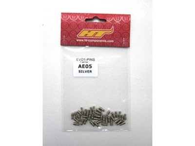 HT Components Replacement Pin Kits AE05 M3/M4x8mm Silver  click to zoom image