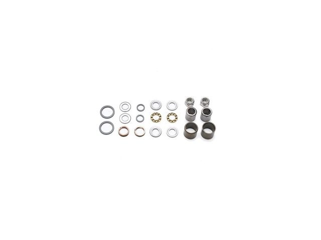 HT Components Pedal Rebuild Kit T-1/M-1 Pre 2017 Pedals (No seals) - Includes, bearings, washers, end nuts, Orings click to zoom image