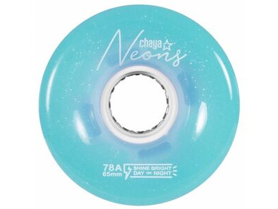 Chaya LED Light Up Wheels, Neon Blue