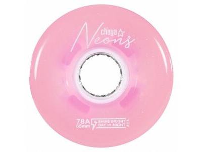 Chaya LED Light Up Wheels, Neon Pink