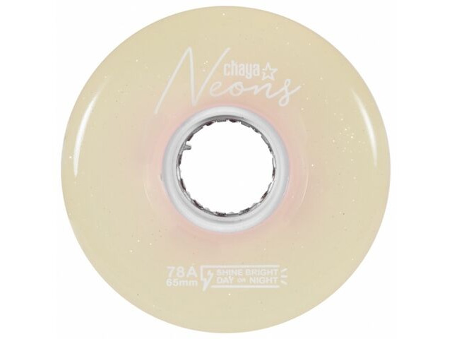 Chaya LED Light Up Wheels, Neon White click to zoom image