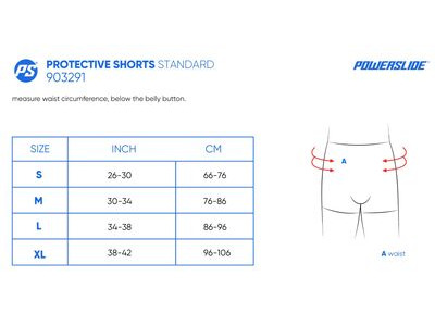 Powerslide Standard Protective Shorts click to zoom image