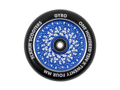 Slamm 110mm Gyro Hollow Core Wheel Blue  click to zoom image