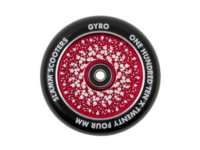 Slamm 110mm Gyro Hollow Core Wheel Red  click to zoom image