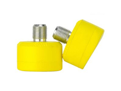 Gumball Toe Stops 17mm, Short Lemon 75a  click to zoom image