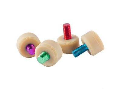 Gumball Toe Stops 17mm Short Natural 75a  click to zoom image