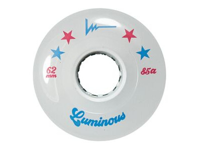 Luminous Wheels Light Up Quad Wheels (4 Pack) 62mm All Stars 85a  click to zoom image