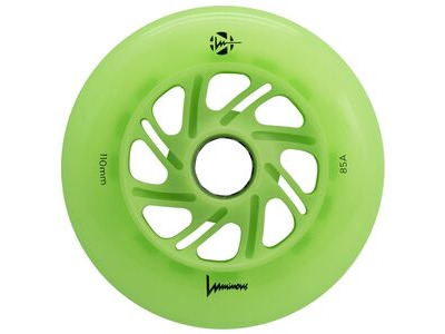 Luminous Wheels Inline LED Wheels 110mm (Unit)  Green Glow  click to zoom image