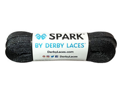 Derby Laces Spark Laces 72" 72" Black  click to zoom image