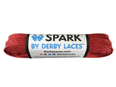 Derby Laces Spark Laces 108" 108" Red  click to zoom image