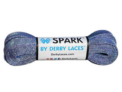 Derby Laces Spark Laces 108" 108" Arctic Blue Mirage  click to zoom image