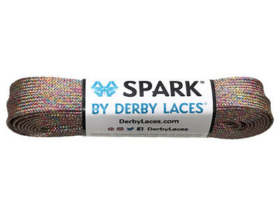 Derby Laces Spark Laces 108" 108" Rainbow Mirage  click to zoom image