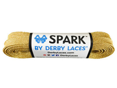 Derby Laces Spark Laces 120" 120" Gold  click to zoom image