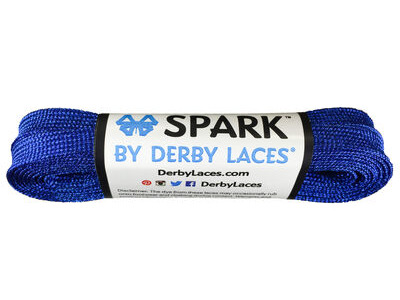 Derby Laces Spark Laces 120" 120" Blue  click to zoom image