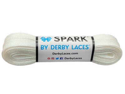 Derby Laces Spark Laces 120" 120" White  click to zoom image