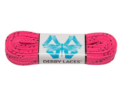 Derby Laces Waxed Roller Derby Laces 72" 72" Hot Pink  click to zoom image