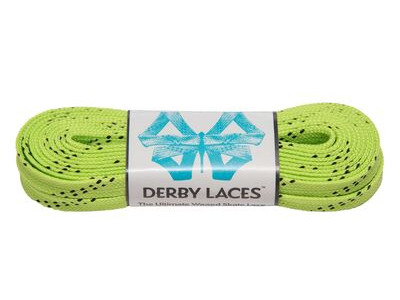 Derby Laces Waxed Roller Derby Laces 72" 72" Lime Green  click to zoom image