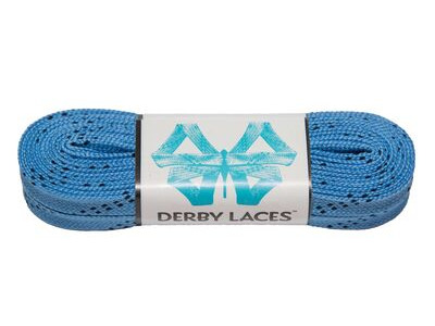 Derby Laces Waxed Roller Derby Laces 72" 72" Sky Blue  click to zoom image