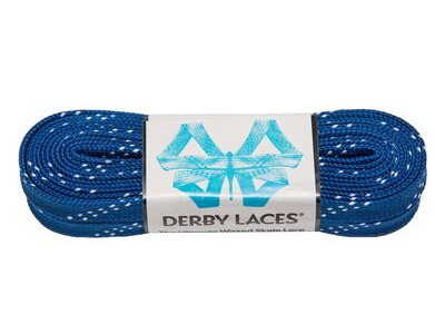 Derby Laces Waxed Roller Derby Laces 72" 72" Blue  click to zoom image