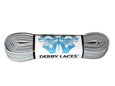 Derby Laces Waxed Roller Derby Laces 72" 72" Solid Gray  click to zoom image