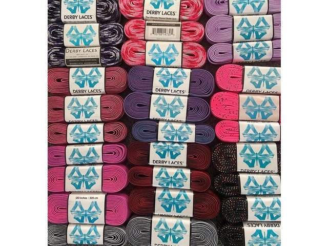 Derby Laces Waxed Roller Derby Laces 96" click to zoom image