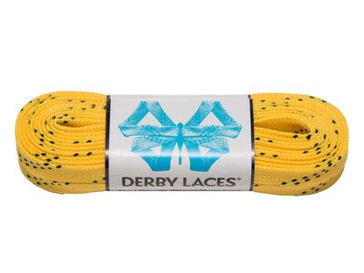 Derby Laces Waxed Roller Derby Laces 120" 120" Yellow  click to zoom image