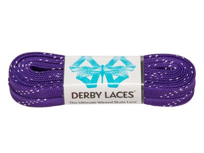 Derby Laces Waxed Roller Derby Laces 120" 120" Purple  click to zoom image