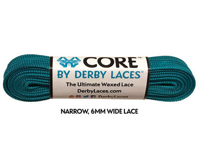 Derby Laces CORE 6mm Wide Laces 72" 72" Teal  click to zoom image