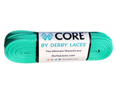 Derby Laces CORE 6mm Wide Laces 72" 72" Aqaumarine  click to zoom image