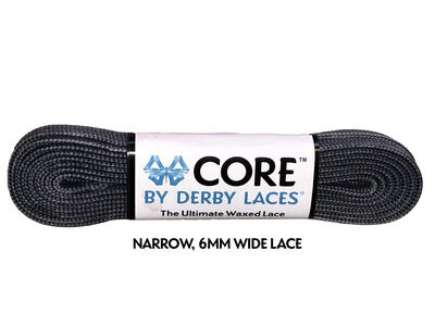 Derby Laces CORE 6mm Wide Laces 72" 72" Slate Gray  click to zoom image