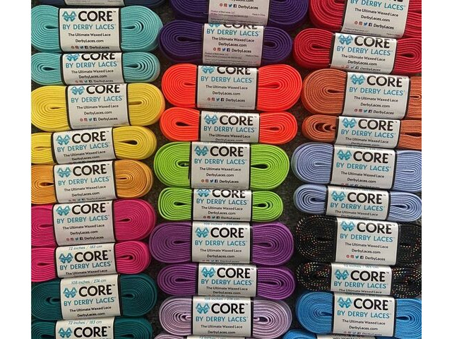 Derby Laces CORE 6mm Wide Laces 108" click to zoom image